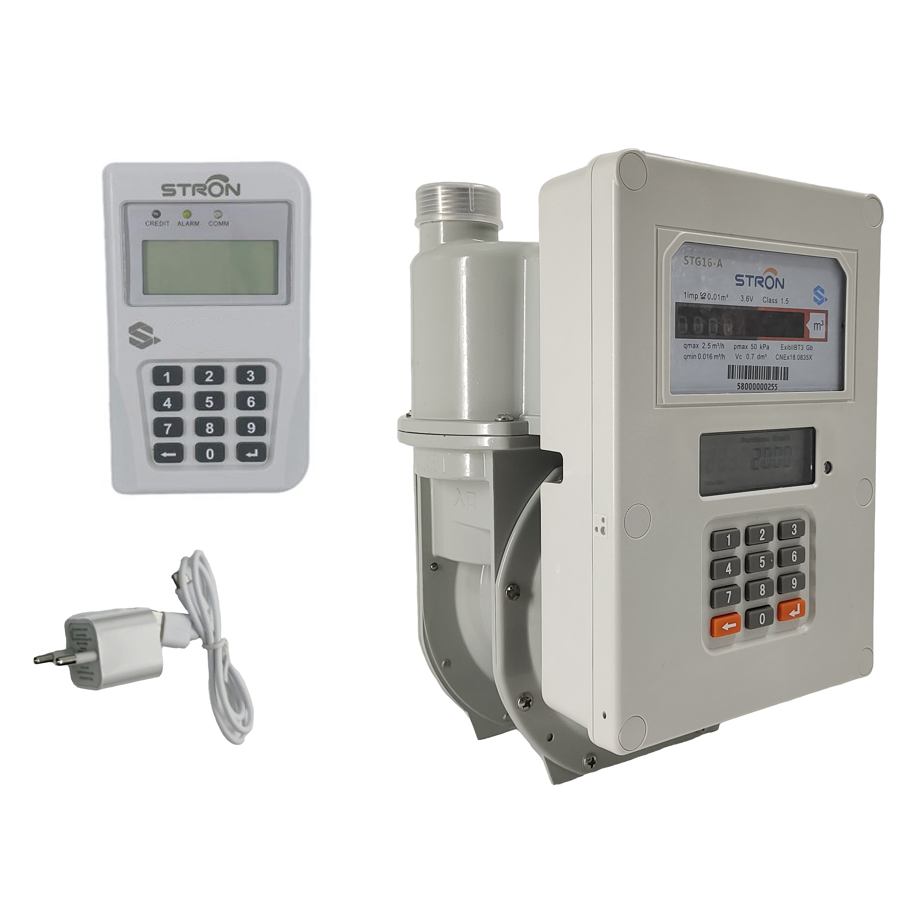 STS Split-Type Prepaid Gas Meter and an independent Customer Interface ...