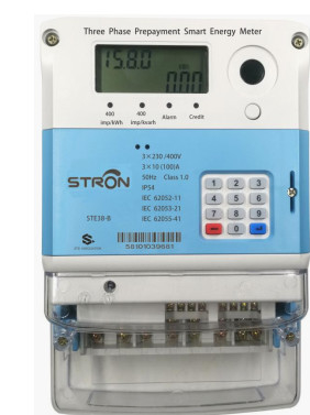 80A Single Phase Digital Energy Meter , 230V Prepaid Electric Metre