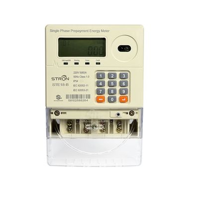 Single Phase Electricity Meter With Vending Software