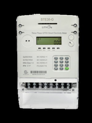 3*230V Nominal Voltage Smart Prepaid Electricity Meter with 2G And 4G Network Compatibility Wired and Wireless Communication Options
