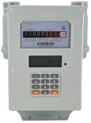 STS Standard All-in-One Prepaid Gas Meter - Supports M-PESA Recharge, NB-IoT Remote Monitoring, Tamper-Proof for Residential Use