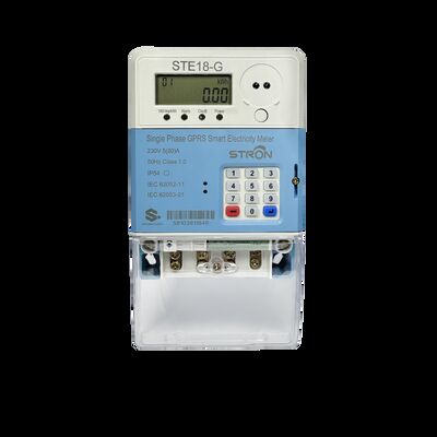 Wi-Fi Connectivity Smart Electricity Meter White Color Consumption Providing Data Transmission and Energy Usage Insights
