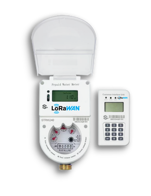 LoraWan Smart Water Meter integration ready with smart city infrastructure promoting sustainable urban water management solutions