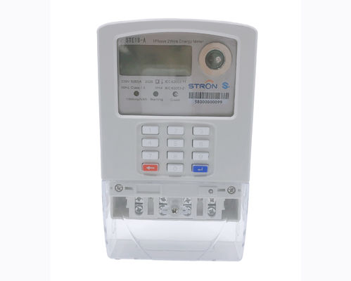 Stron STS Standard Prepaid Keypad Single Phase Electricity Measurement Meter Hotsale