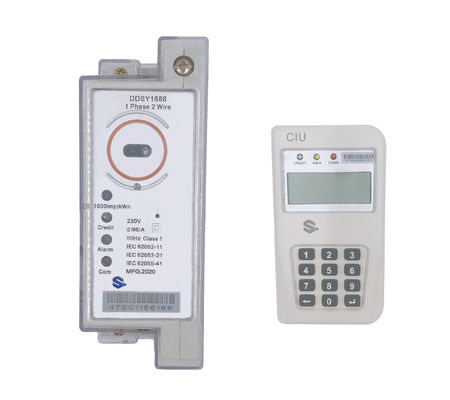 STE18-D Dinrail Mount Single Phase Split Electricity Meter with CIU