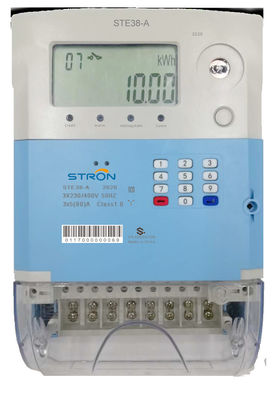 STE38-G GPRS Stron STS Standard Prepaid Three Phase Four Wire Electricity Meter