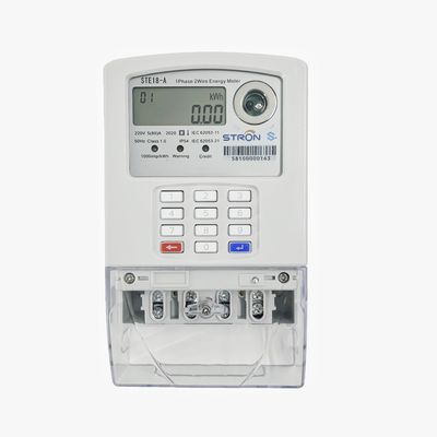 STS Prepaid Keypad Single Phase Electricity  Meter