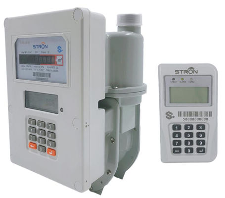 ISO9001 Low Flow Gas Meter , G2.5 Intelligent Gas Meter