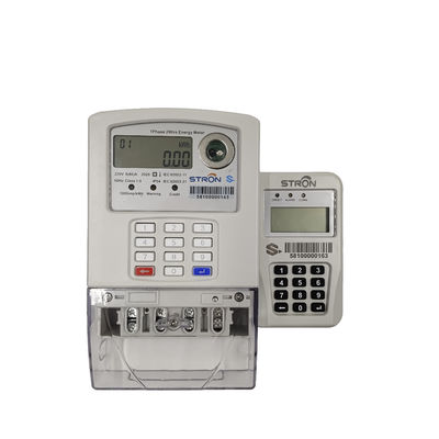 Split Keypad Single Phase Prepaid electricity meter