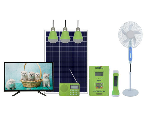 50HZ Off Grid Solar Systems Kits With 307.2Wh LiFePO4 Battery