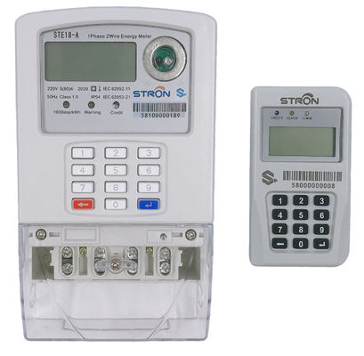 LORA-RF Split Keypad STS Standard Anti-Tamper Function Prepaid Single Phase Smart Electricity Meter With CIU