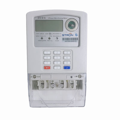 Mini-Grid/Microgrid STS Standard keypad Prepaid TOU Tariffs Single Phase Energy Meter