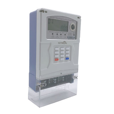 keypad type sts standard prepaid three phase smart electric meter with LORA-RF module