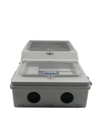 Anti UV Outdoor 3 Phase Meter Box , L519.1mm 3 Phase Meter Cabinet