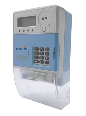 IP54 80A Single Phase Electronic Energy Meter With AMI System