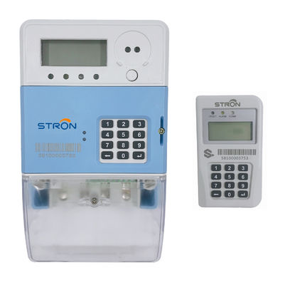 230V Wireless Prepaid Energy Meter , 60HZ Single Phase Electronic Energy Meter