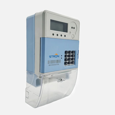 IP54 16kV 1600imp/KWh Smart Prepaid Electricity Meter Single Phase