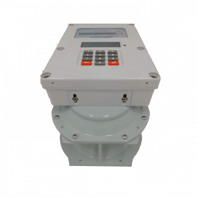 Steel Prepaid Gas Meter , 1.6m3/H Smart Pay As You Go Meter