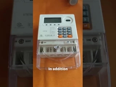 Prepaid Anti Tamper Single Phase Energy Meter Ingress Protection IP54 Waterproof