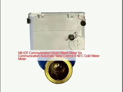 NB-IOT Communication Smart Water Meter for Communication Automatic Valve Control 0-40 C Cold Water Meter